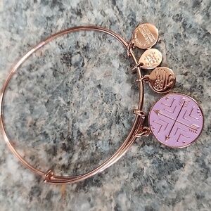 Alex And Ani Chic Rose Gold Charm Bracelet